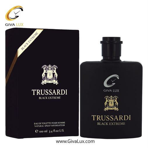  ادو تویلت مردانه تروساردی اورجینال مدل Trussardi Black Extreme | بلک اکستریم حجم  100 میل